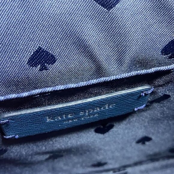 Kate Spade Cameron Convertible Floral Applique Crossbody Bag in Petrol Blue NWOT - Picture 7 of 11